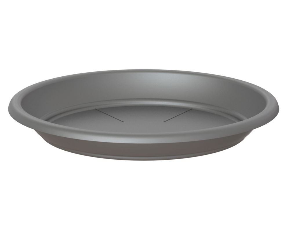 Plato plástico 30 cm Capri antracita-0