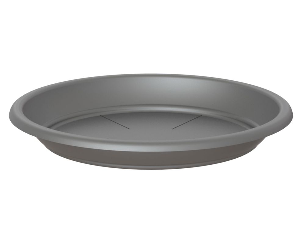 Plato plástico 55 cm Capri antracita-0