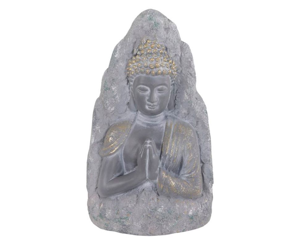 Figura decorativa Buda esculpido-0