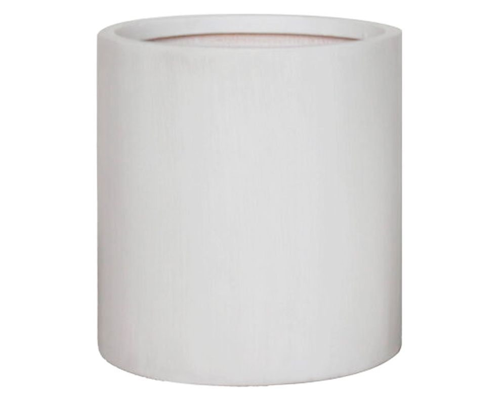 Maceta 23 cm Fiber clay NY blanco-0