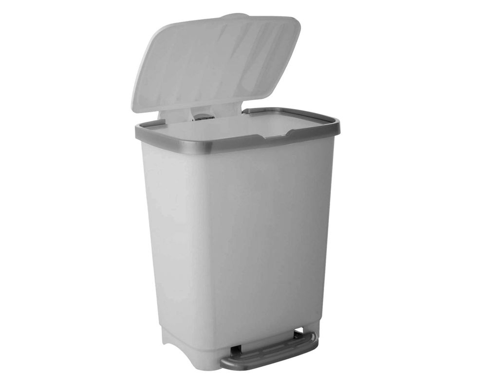 Basurero Pedal gris 25 litros-1