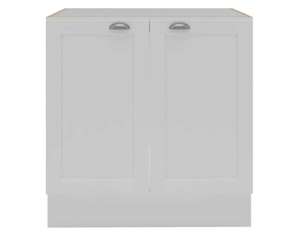 Mueble base cocina 80 cm 2 puertas Premier blanco-0
