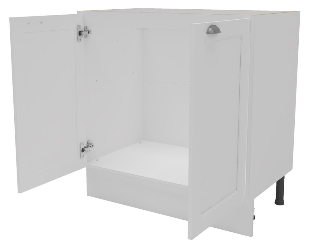Mueble base cocina 80 cm 2 puertas Premier blanco-2