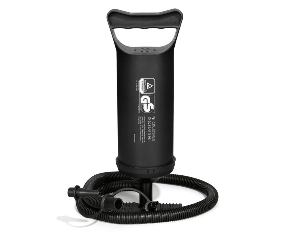 Inflador manual negro