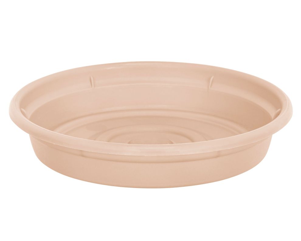 Plato base maceta Dura Kotta N° 4 rosa terra 3x10 cm-0