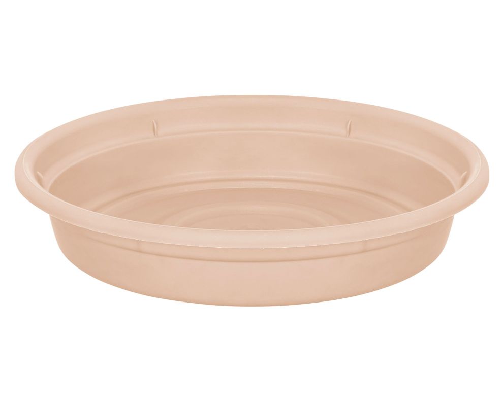 Plato base maceta Dura Kotta N° 6 rosa terra 3x15 cm-0