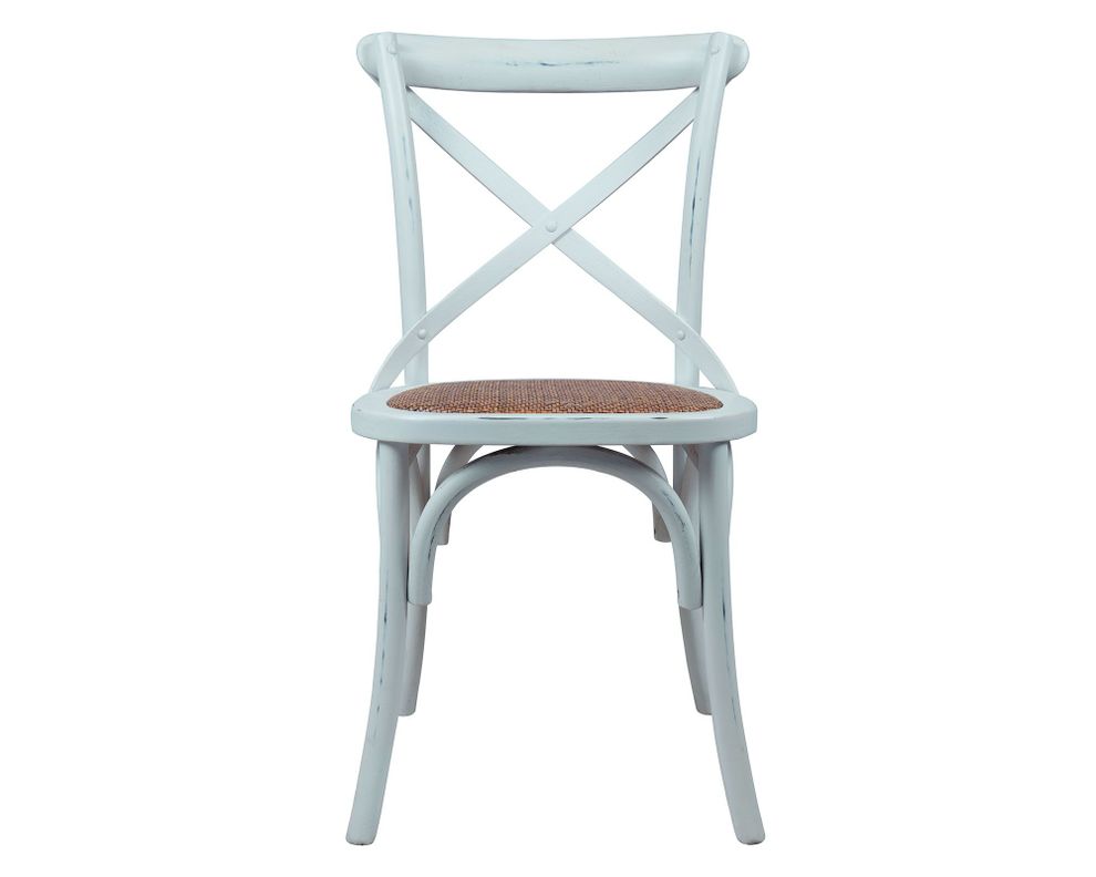 Silla Rustic 2.0 blanco Antique 88x49x54 cm-0