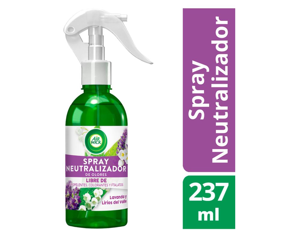 Desodorante ambiental Spray 237 ml Lavanda y Lirios del Valle-0