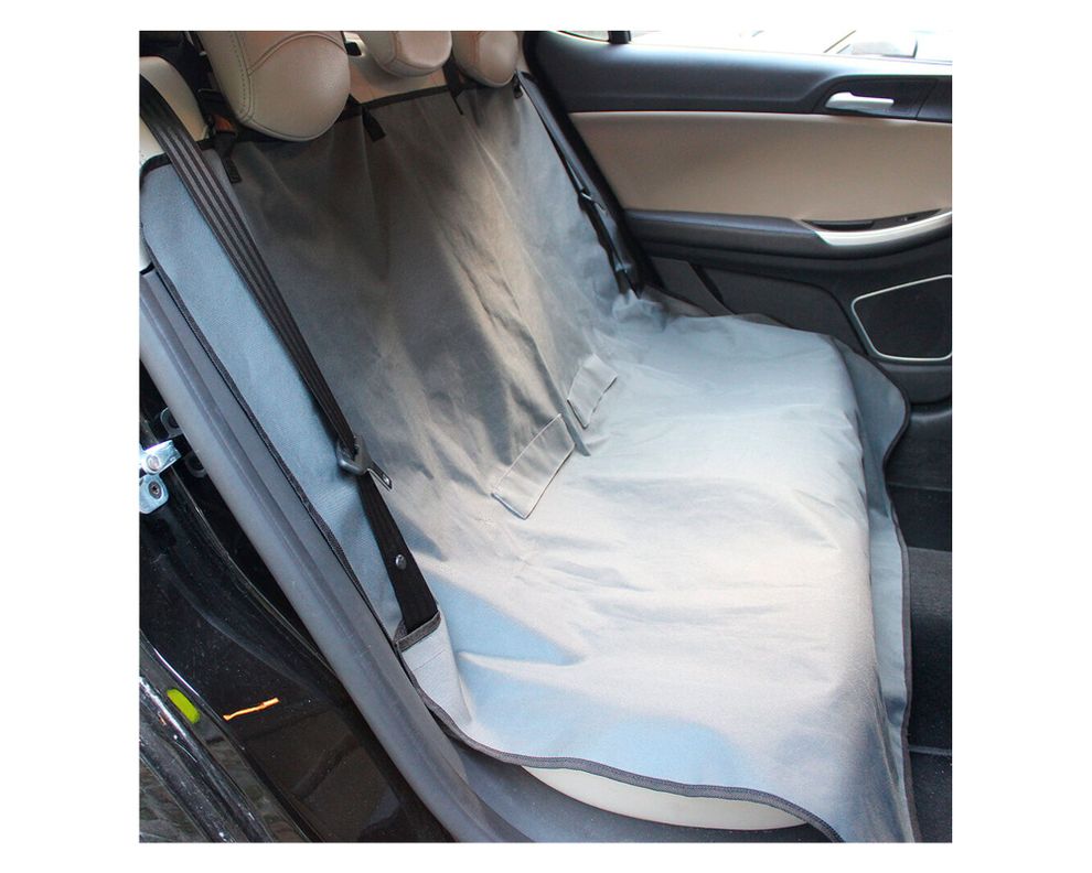 Cobertor asiento trasero auto 120x142 cm gris-1