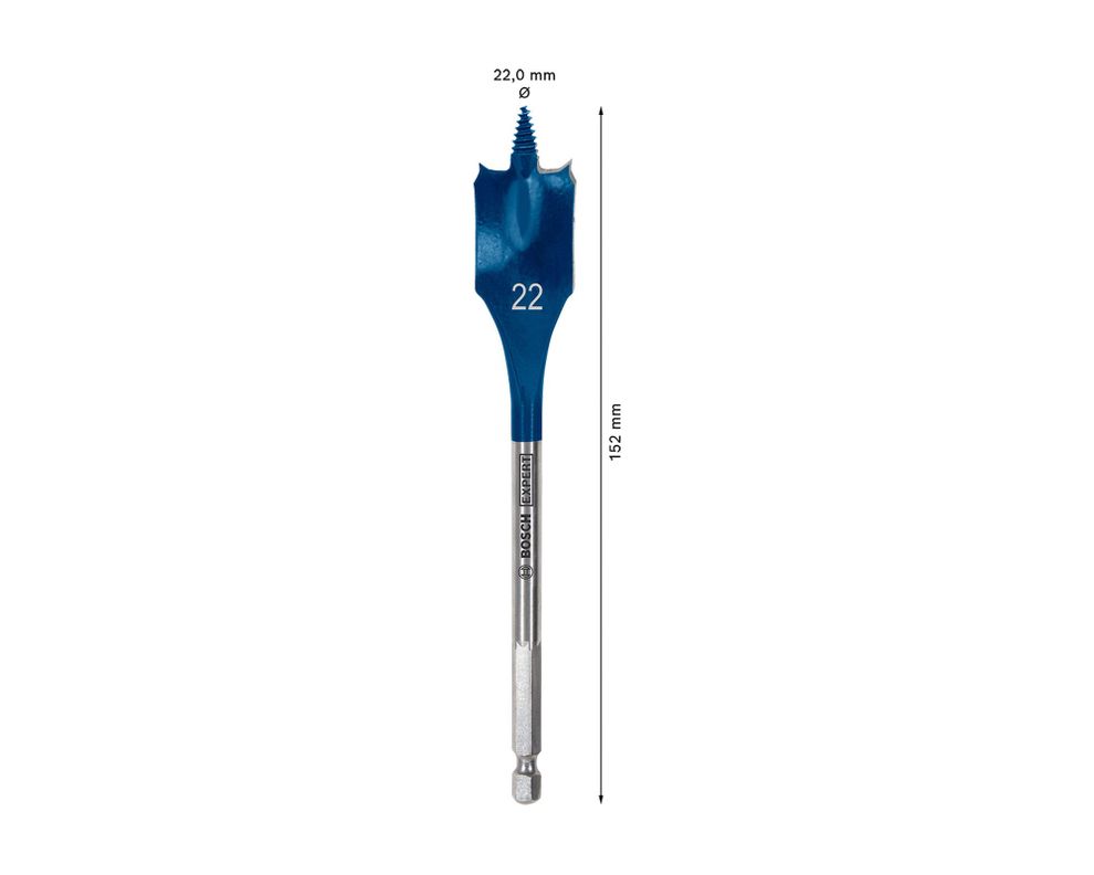 Broca para madera plana Expert Self Cut Speed 22x152 mm-4
