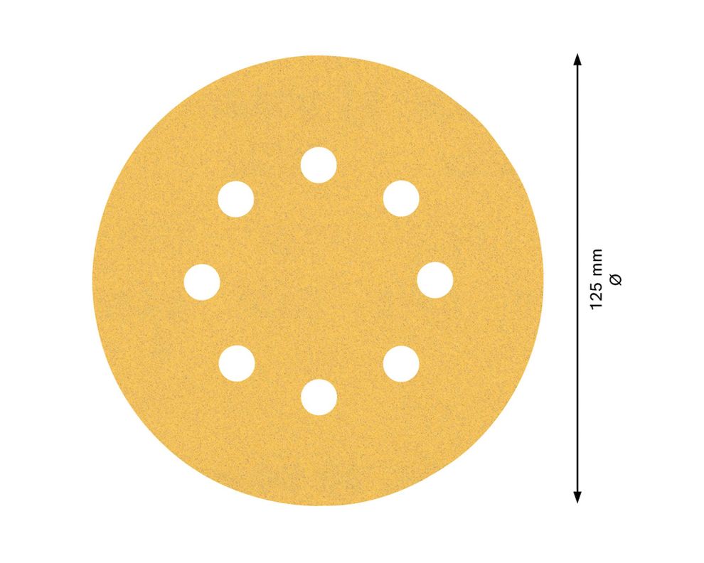 Disco de lija 125 mm Expert C470 grano 120 pack 5 unidades-4