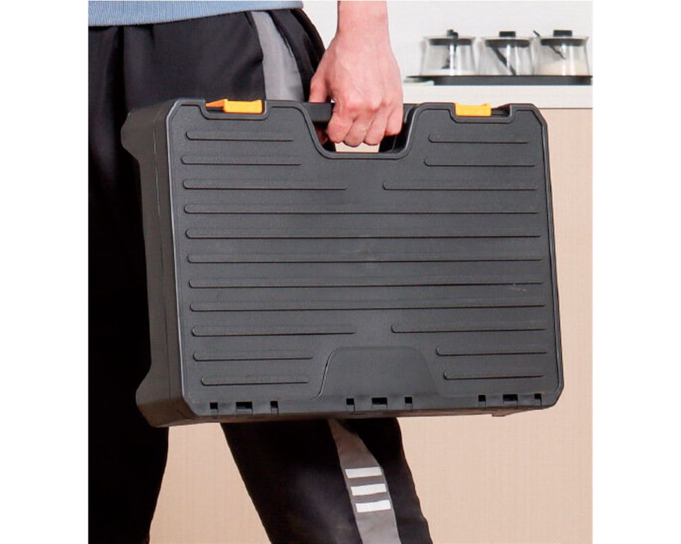 Banquito plegable 150 kg organizador-5