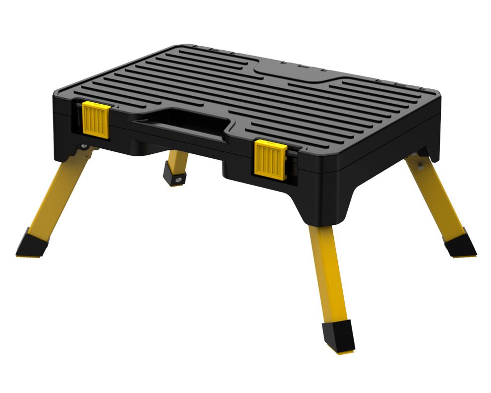 Banquito plegable 150 kg organizador-0
