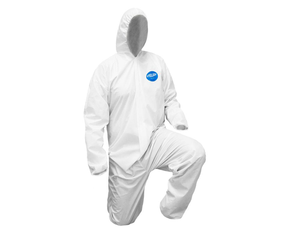 Buzo desechable Steelgen L blanco-2