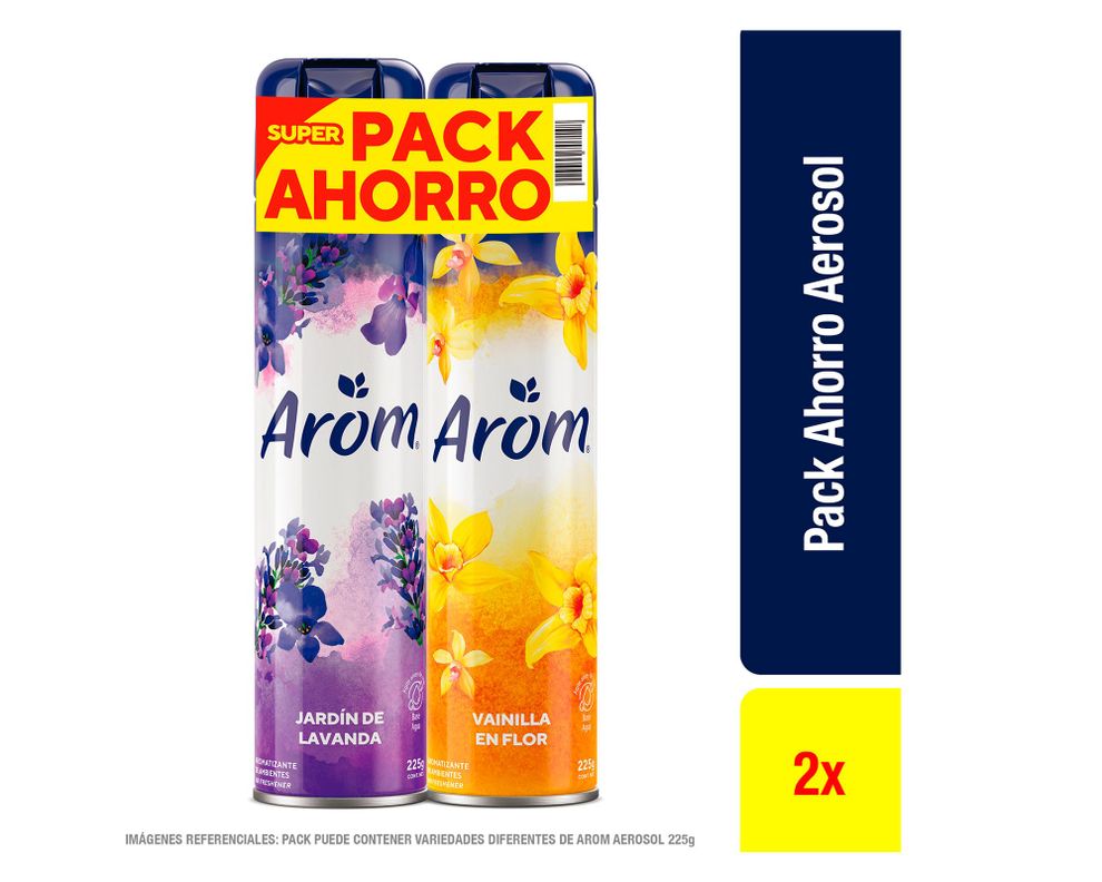 Aromatizador aerosol 225 gr Flores 2 unidades-0
