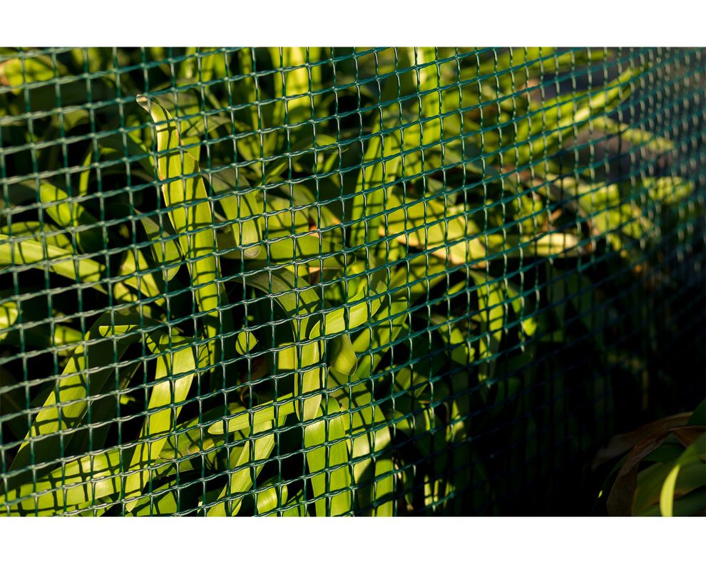 Malla jardinera 10x10mmx1x3 m Plástica verde-1