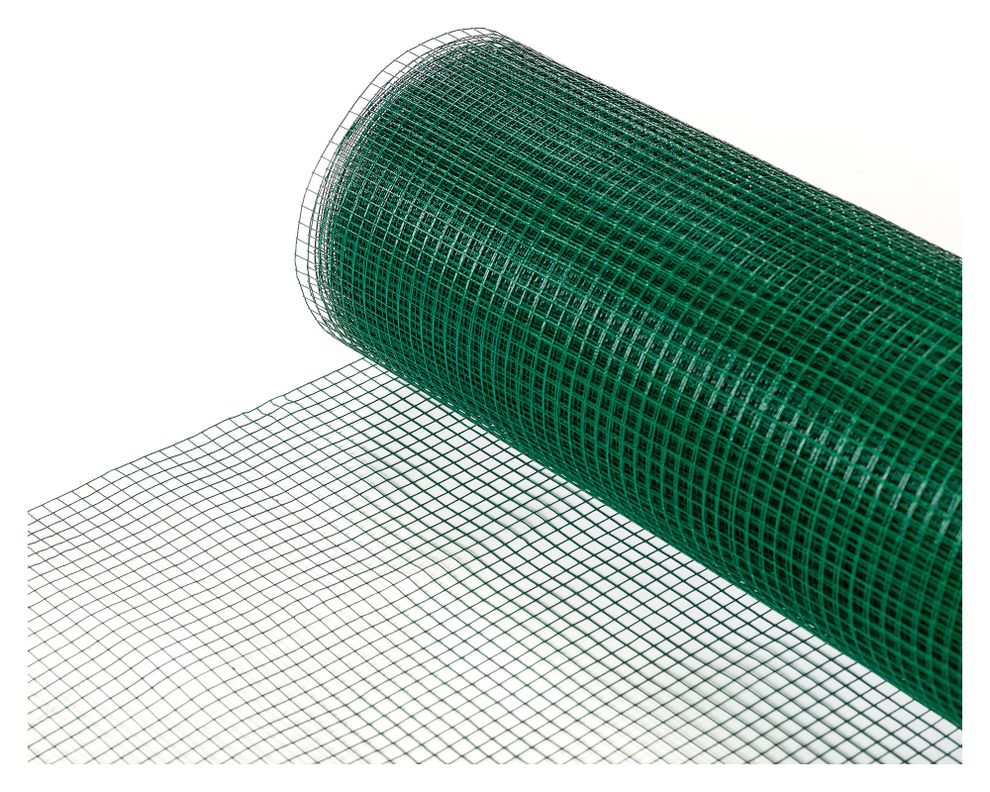 Malla jardinera 10x10mmx1x3 m Plástica verde-0