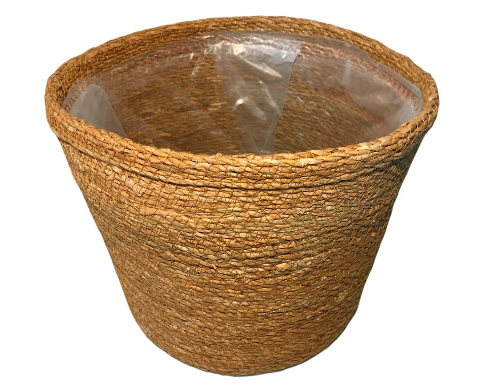 Macetero canasto 35 cm Rama natural-0