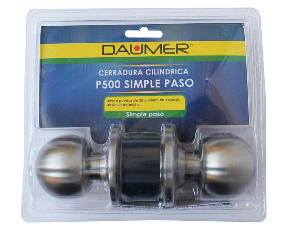 Cerradura pomo cilíndrica paso P-500-0