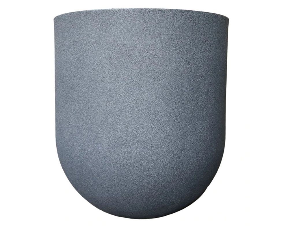 Maceta Rustic Cask 44 cm charcoal-0