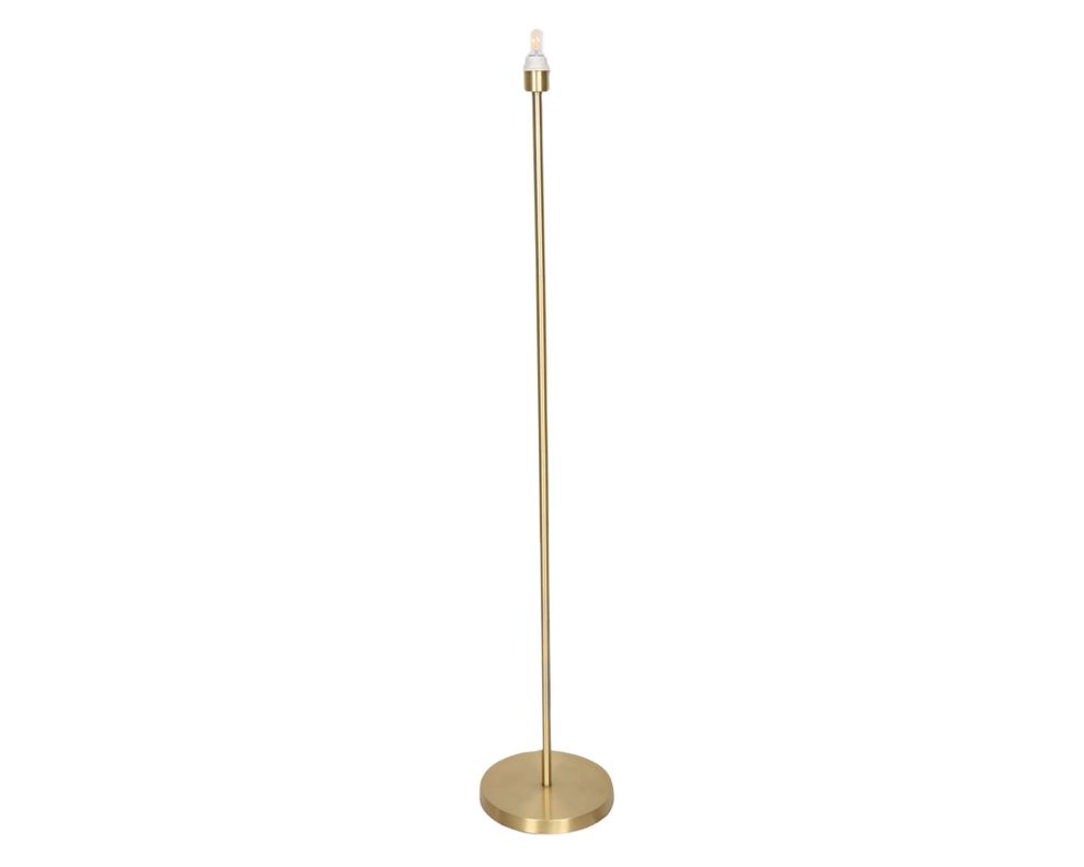 Lámpara pie Base dorado E27 1L