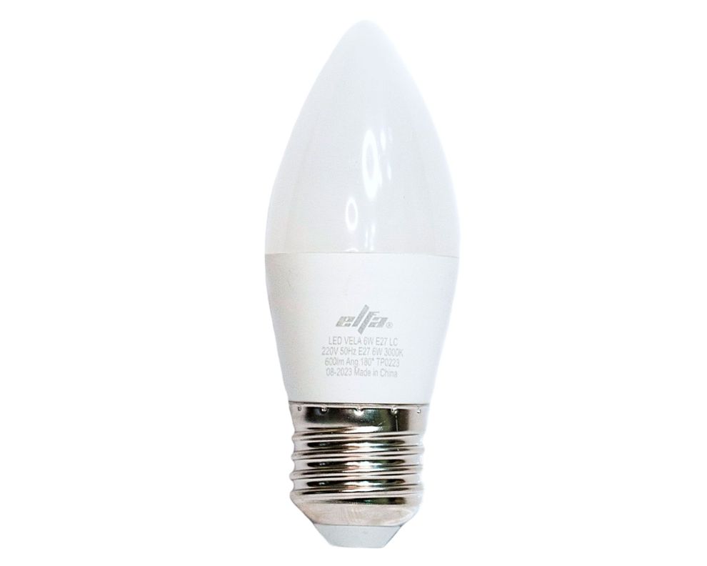 Ampolleta Led 3000K E27 Luz Cálida 6W-0