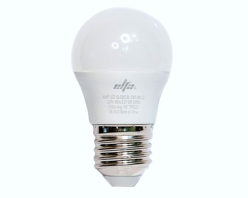 Ampolleta Led 3000K E27 Luz Cálida 6W-0