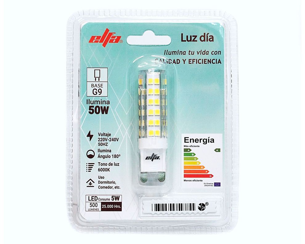Ampolleta Led 6000K G9 Luz Día 5W-1