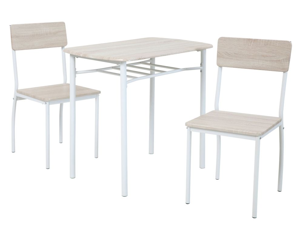 Set desayunador Ben beige, blanco-0