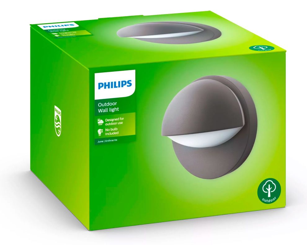 Aplique exterior June E27 1L-2