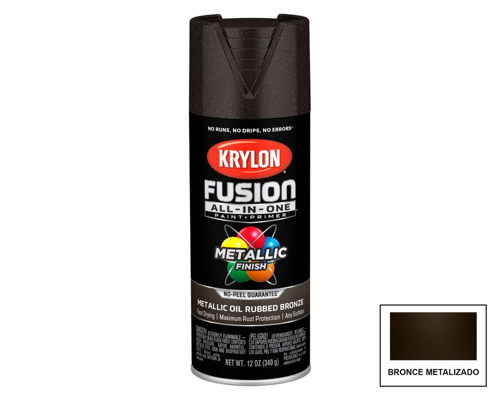 Pintura spray 340 ml Fusion bronce metalizado-0