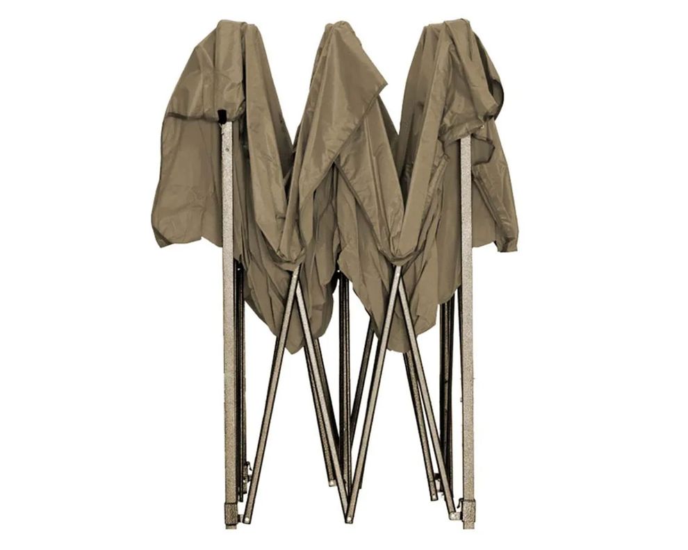 Toldo gazebo plegable taupe 3x3 m-2