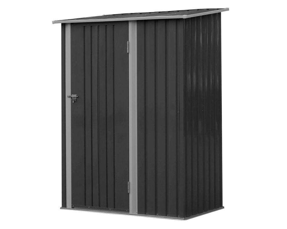 Bodega jardín 142x84x189 cm gris-2
