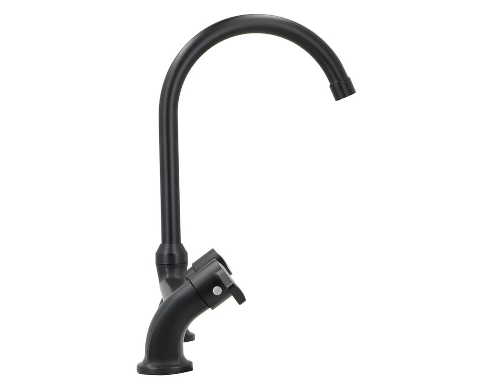 Monomando lavaplatos Bogen negro mate-1