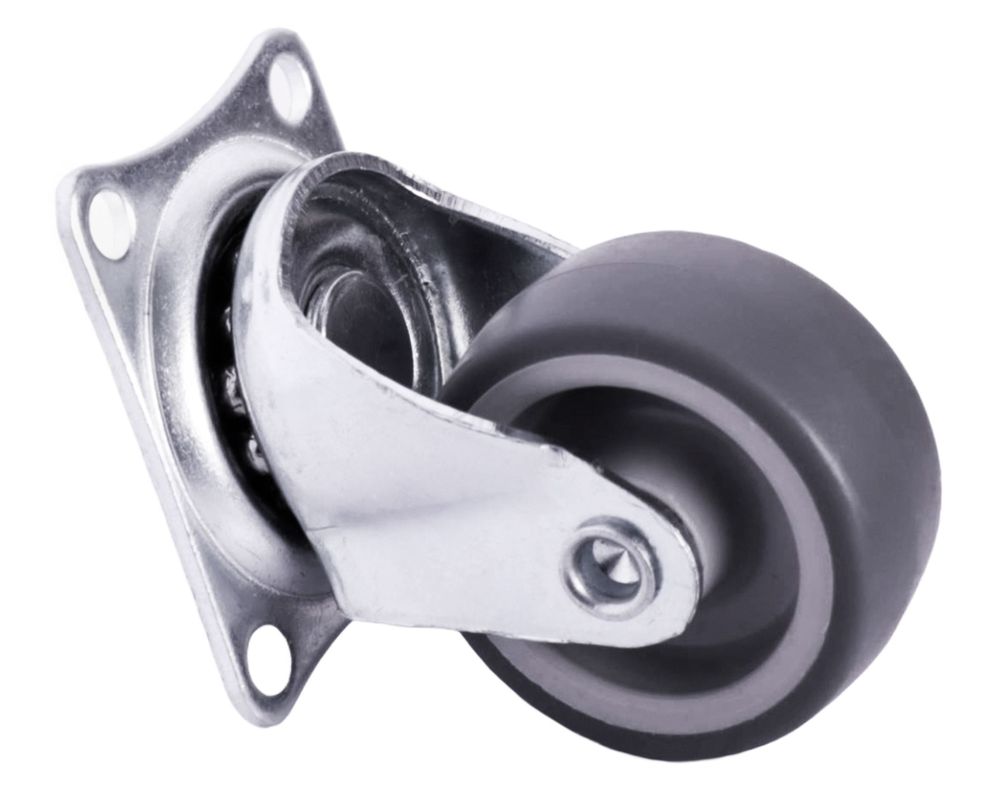 Rueda carga 32 mm compacta placa-0