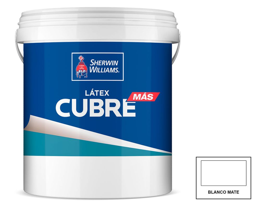 Latex Cubre Mas blanco 3.4 litros-0