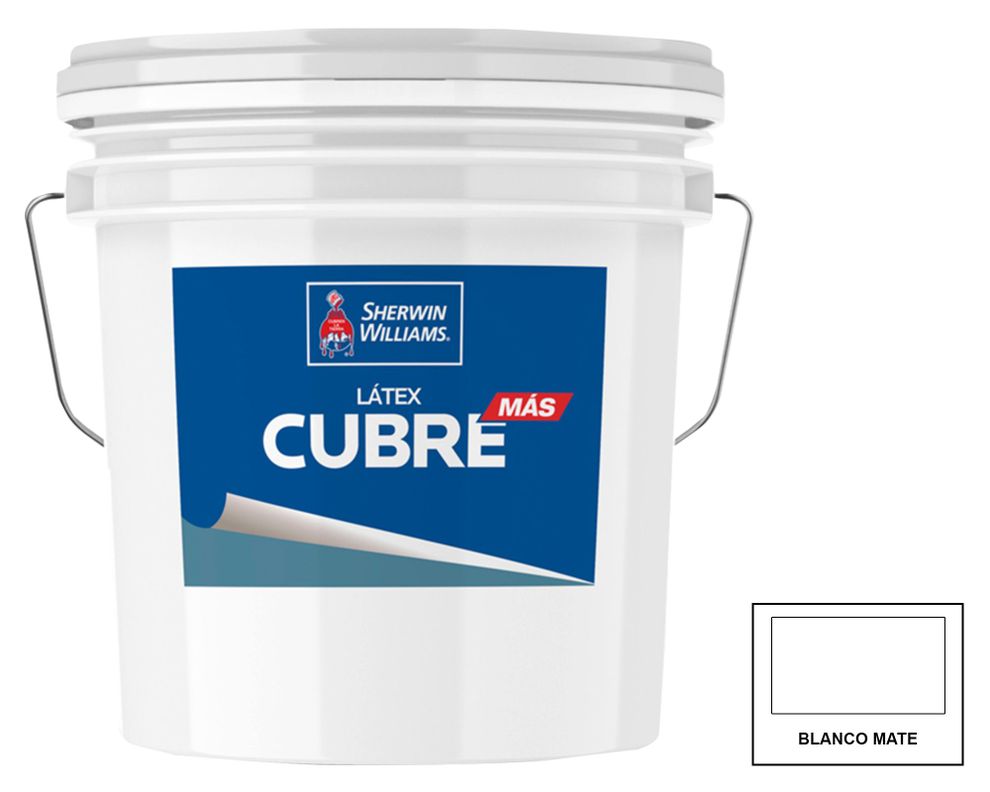 Latex Cubre Mas blanco 13.6 litros-0