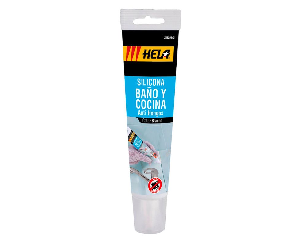 Sellador silicona para baño y cocina blanco 82 ml-0