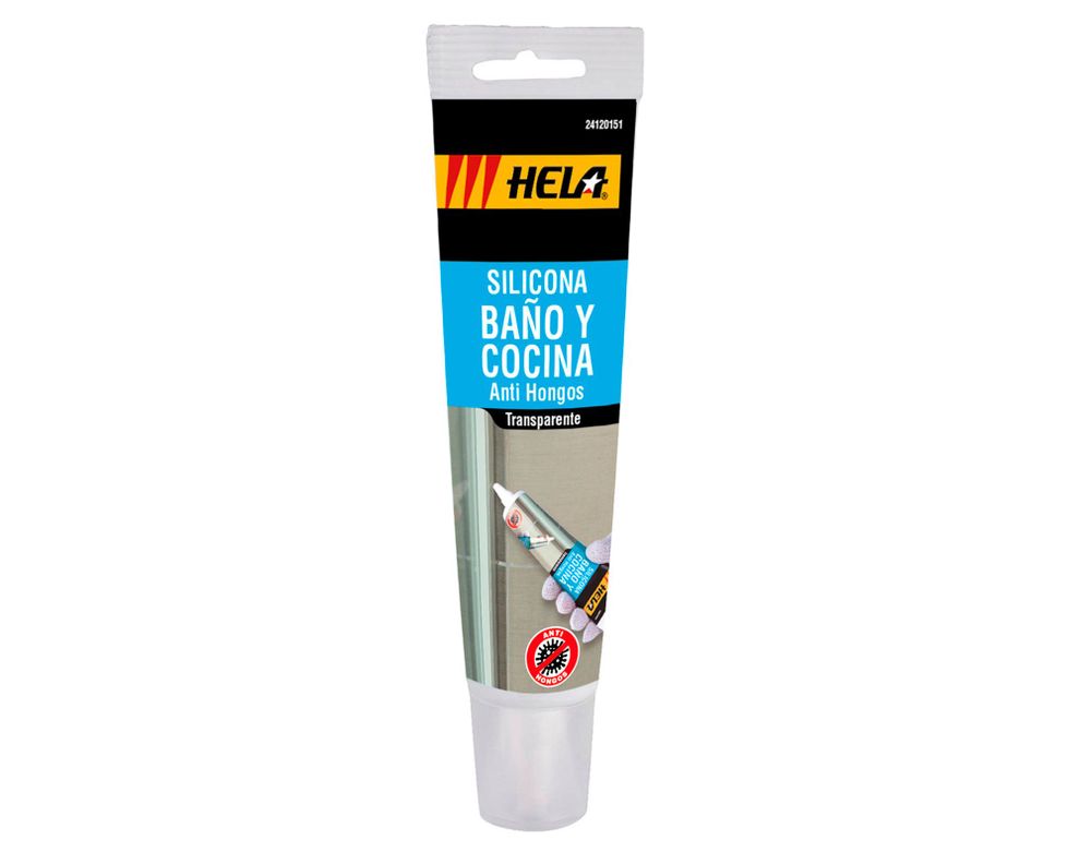 Sellador silicona para baño y cocina transparente 82 ml-0