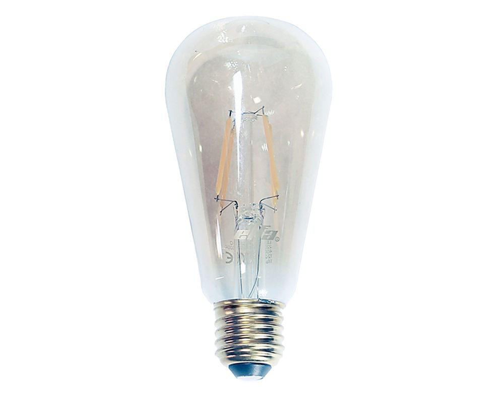 Ampolleta LED filamento 6W E27 luz día ST64-0