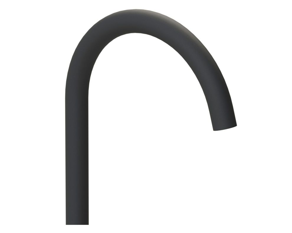Monomando lavaplatos Oregón cuello cisne negro mate-1