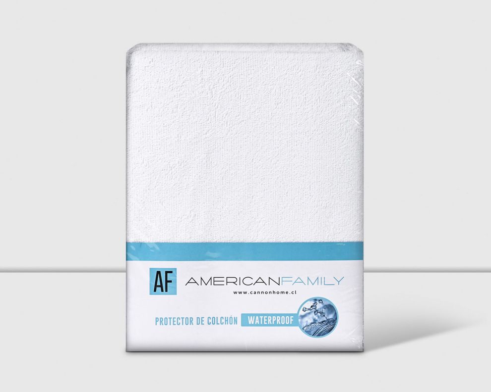 Cubrecolchón Terry Waterproof blanco King-2