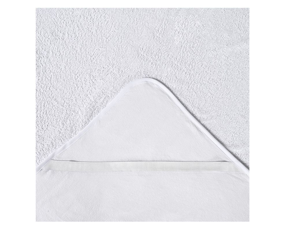 Cubrecolchón Terry Waterproof blanco King-1