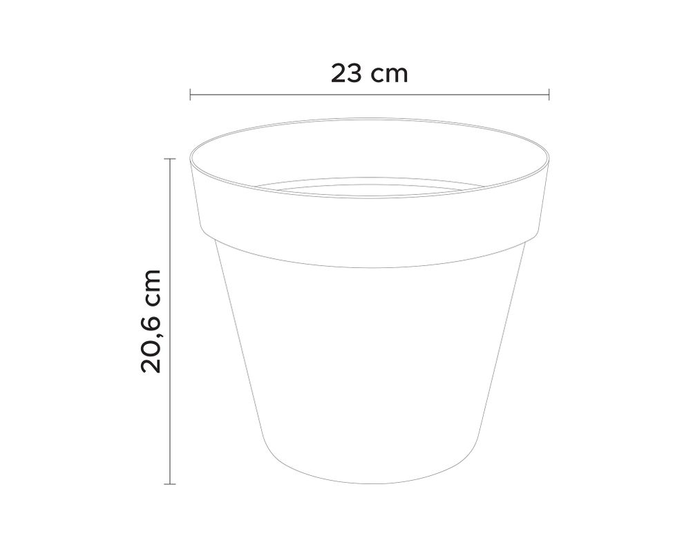 Maceta Amalia pot antique 23 cm-4