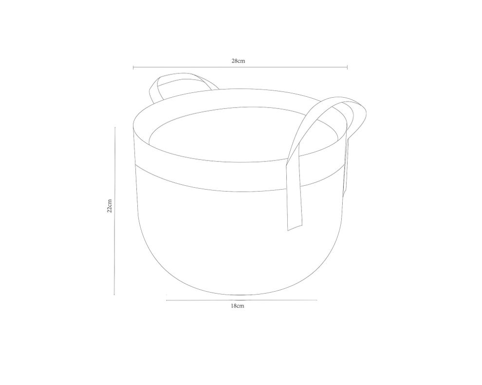 Maceta canasto ring 28 cm-3