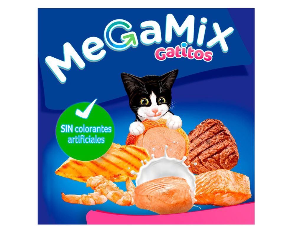 Alimento seco gatitos Megamix 8 kg-1