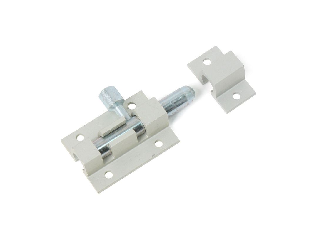 Picaporte 40 mm aluminio gris Idaf-1