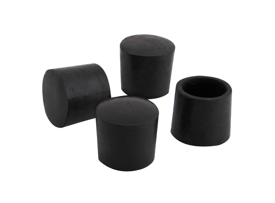 Regatón 7/8'' color negro Goma Hogar-0