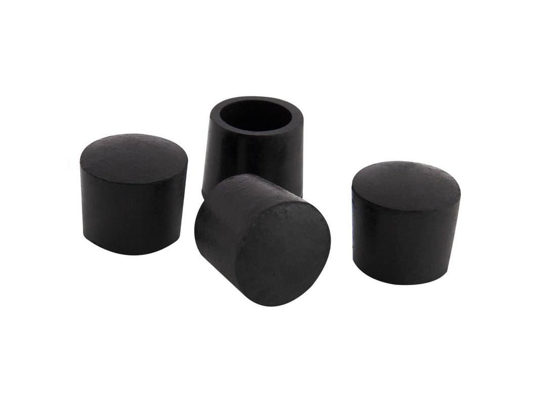 Regatón 3/4'' color negro Goma hogar-0