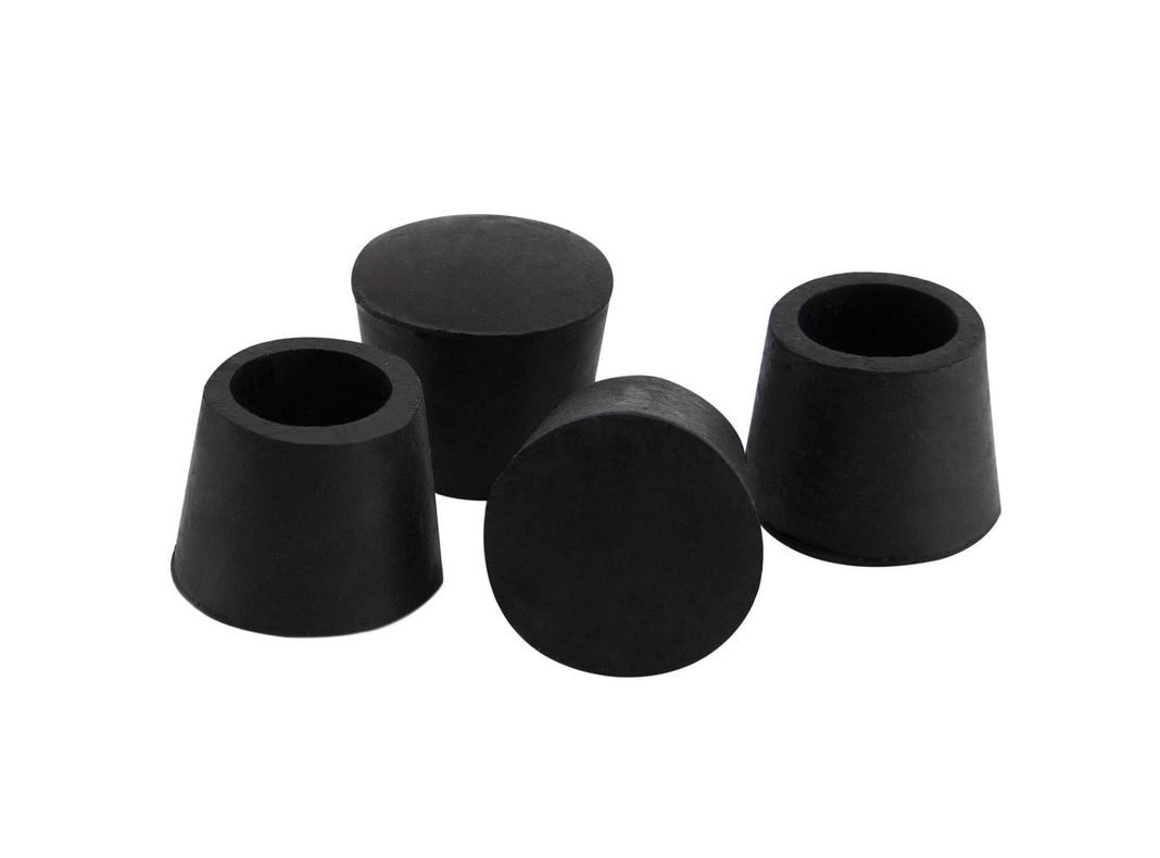 Regatón 5/8'' color negro Goma hogar-0